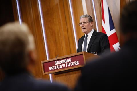 Prime minister Keir Starmer speaks ahead of the publication of the government's Immigration White Paper