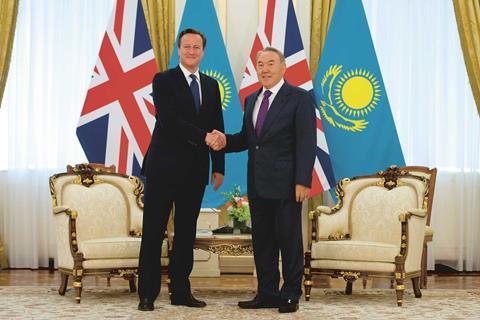 David Cameron Kazakhstan