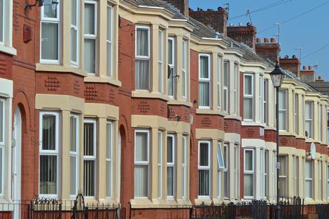 A row of terrace houses, Liverpool