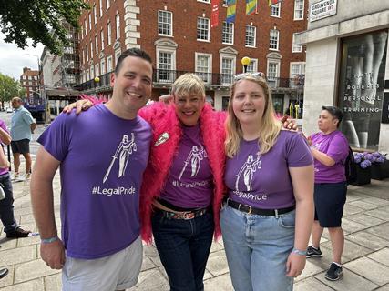 Helen Randall pride colleagues 2023