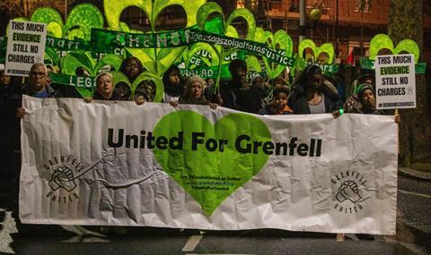 Grenfell protest