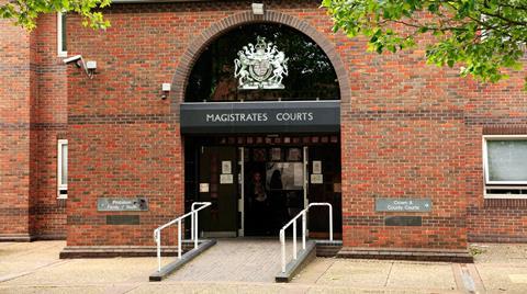 An external shot of Norwich Magistrates court