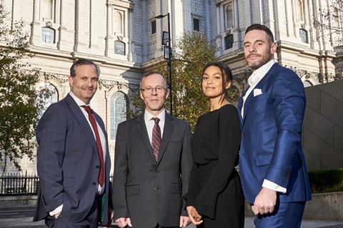 Pictured from left are Jamie Lester and Stewart Wilkinson, from Royds Withy King, with Olivia Turner, Associate at Affiniti Finance, and Nick Pontt, Managing Director at Affiniti Finance