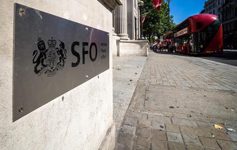 SFO sign in London