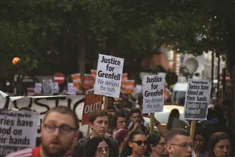 Grenfell protest