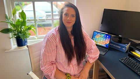 Freya Summers in her home office