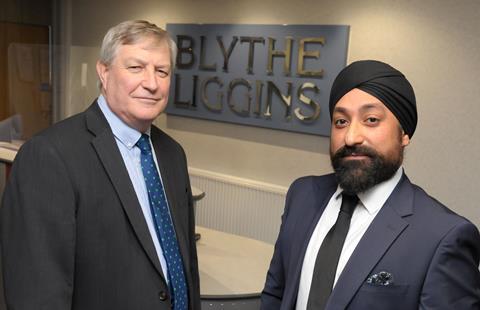 Blythe Liggins senior partner David Lester welcomes Jagdeep Sandher as the new head of dispute resolution