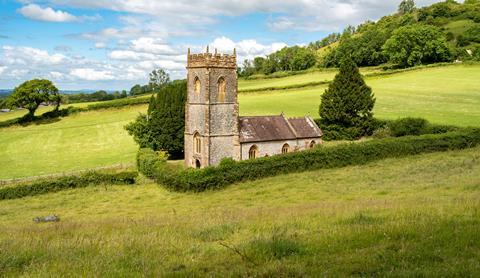 Parish church, St Mary in Batcombe, Dorset county