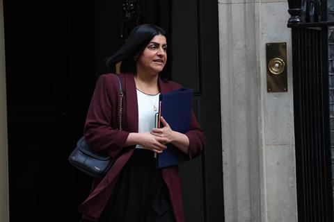 Lord chancellor Shabana Mahmood