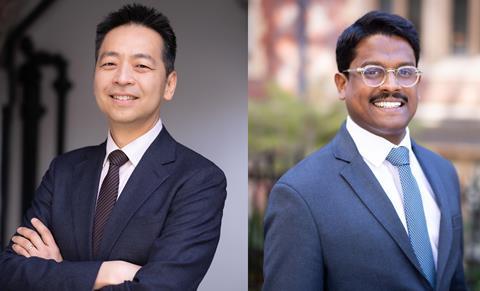 Dennis Lee (left) and Lakmal Walawage, IP Partners at Edwin Coe