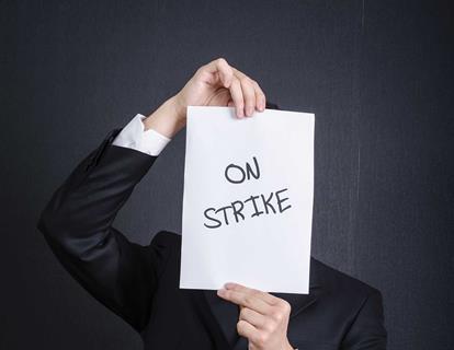 On strike