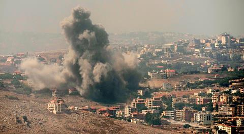 Israeli airstrikes in south Lebanon