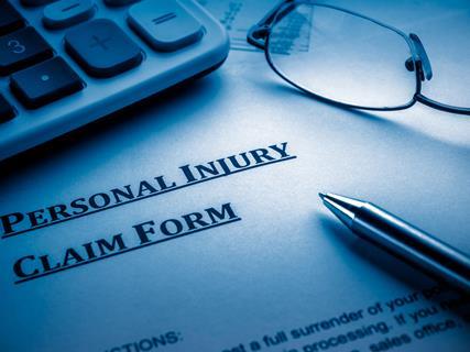 Personal injury claim form