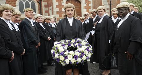 KCs lay a wreath at Gray's Inn Chapel, London