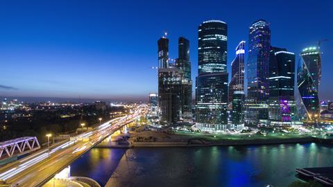 Moscow skyline