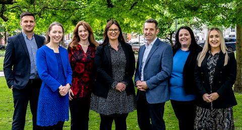 Holiday and Home Parks team: (L-R) Andrew Foulds, Beth Laidler, Katy McPhie, Annie Beaumont, Nick Dyson, Alannah Crux, Anna Schiavetta