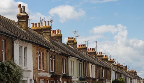 Row of terraced houses