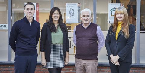 (L-R) Dale Smith, Laura Zielinski, Jim Cochrane and Jo Grey