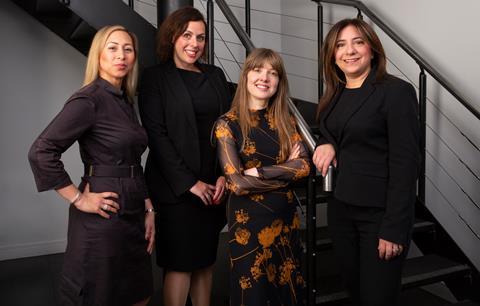 l-r, Joanne Wescott, Lauren Hall, Lisa Pepper and Maria Kitsiou