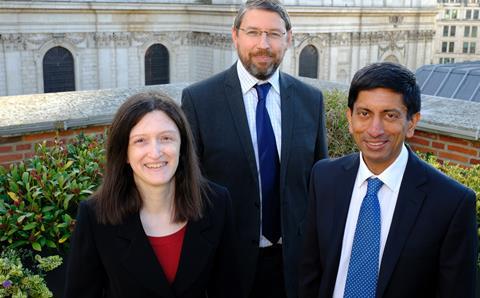 (L-R) Lynnette Bober, Tom Le Santo and Manoj Synghal