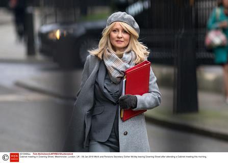 Esther McVey, work and pensions secretary