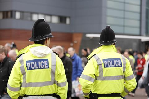 Greater Manchester police at Old Trafford