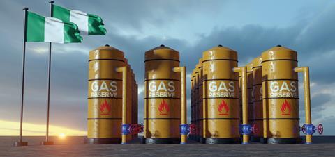 Nigeria gas tanks