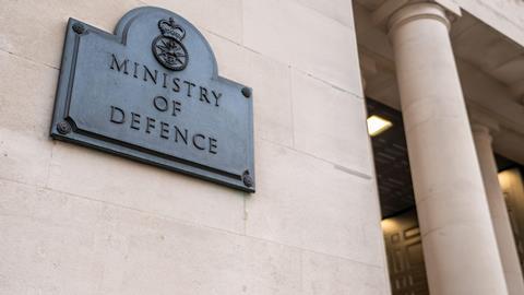 Ministry of Defence sign