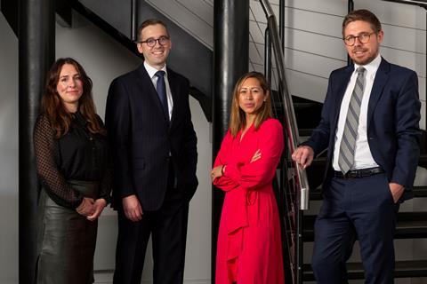 Osbornes Law (L-R): Melissa Arnold, Hugh Johnson, Jo Wescott, Lee Henderson