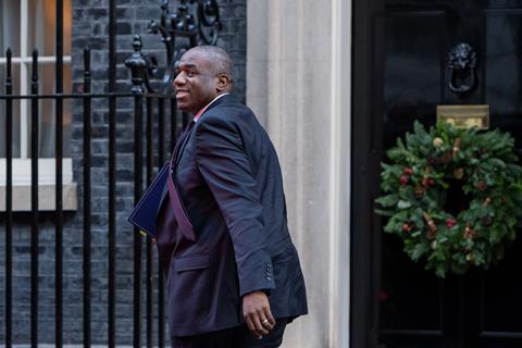 Lord chancellor David Lammy