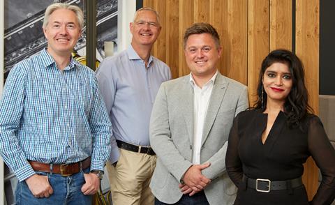(L-R): Marcus Wright, Bernhard Gilbey, Dan Kendall and Shahnaz Sharif