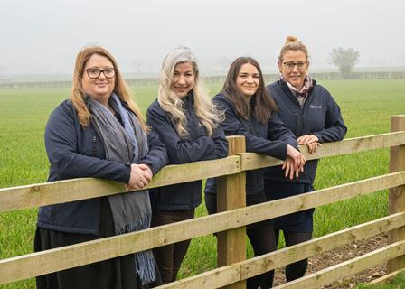 Harrowells Solicitors L-R - Charlotte Boyes, Jacqueline Barr, Nicole Dawson and Katie Daniel