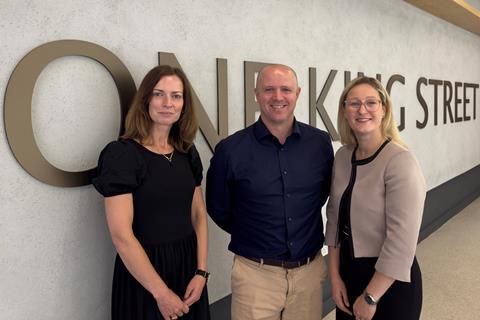 L-R: Sarah Wellicome, Jon Davage and Sarah Collier
