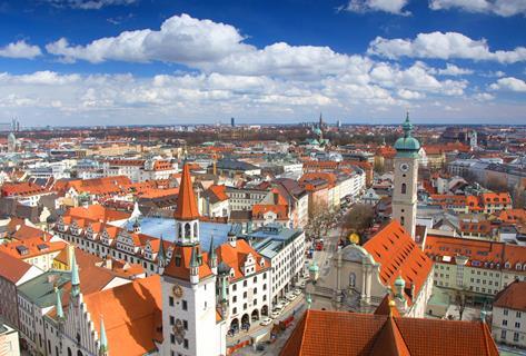 Rooftop view of Munich