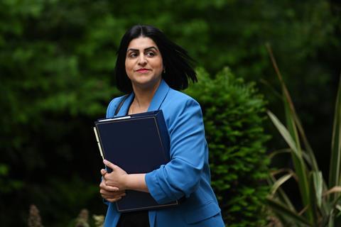 Shabana Mahmood, Lord Chancellor and Secretary of State for Justice, arrives at Downing Street