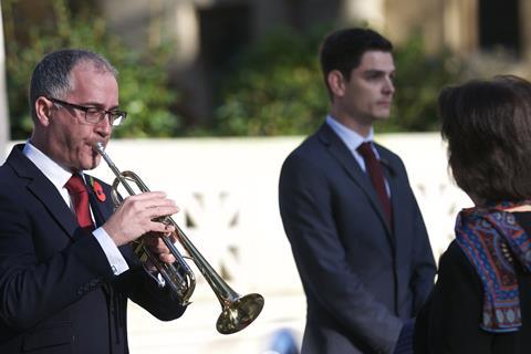 Inns of Court war memorial 11 November 2016