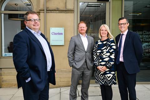 Partners Phil Morrison, Martin Grange, Lindsay Texel and Ben Lamb of Clarion’s property team