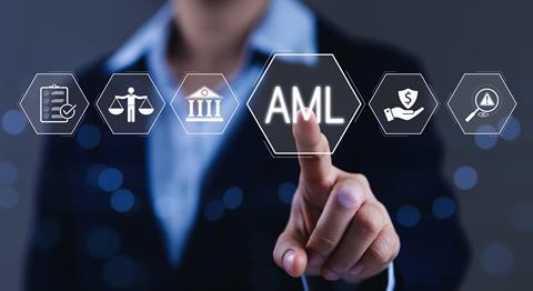 Anti-money laundering concept image