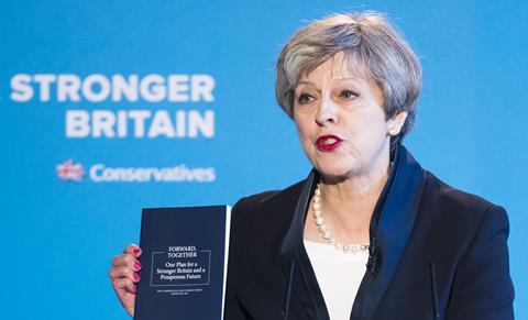 Theresa May launched the Conservative Manifesto on Thursday
