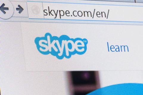 Skype screen