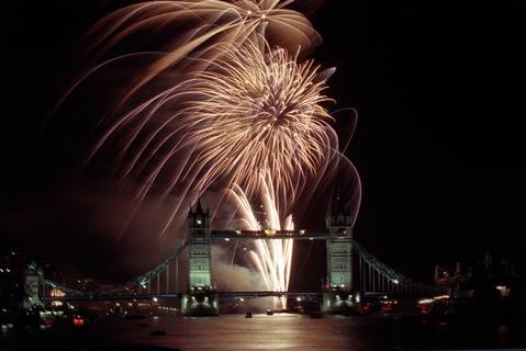 Tower Bridge fireworks