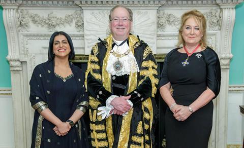 Lord chancellor, lord mayor of London, lady chief justice