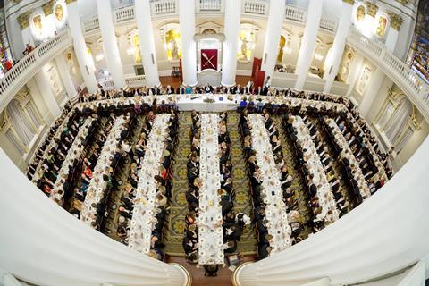 The Lord Mayor's judges' dinner at Mansion House