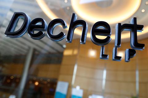 Dechert office sign