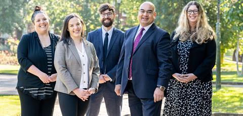 Pictured above (L-R): Alannah Crux, Victoria Tynan, Christopher Connell, head of CDR and partner Luke Patel, and Michelle Eyre