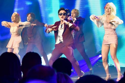 Performance of Psy's Gangnam Style at IBA Seoul