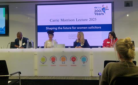 The Carrie Morrison Lecture: Shaping the Future for Women Solicitors, commemorates the first woman to be admitted to the roll, in 1922
