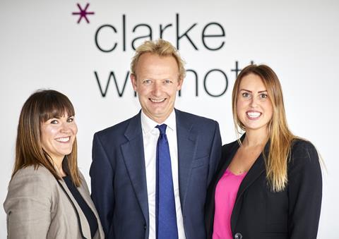 Rebecca Clarke, senior associate; Anthony Fairweather, private client managing director; Nicola Walker, senior associate