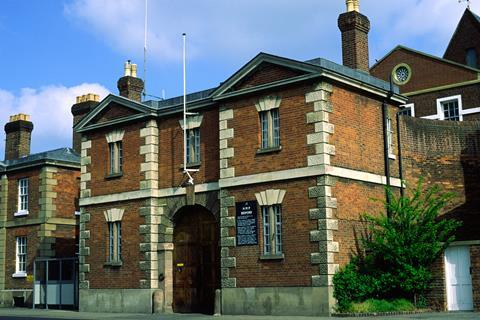 Bedford prison gatehouse