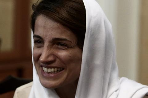 Human rights activist Nasrin Sotudeh pictured in her house in Tehran, Iran, on September 18, 2013